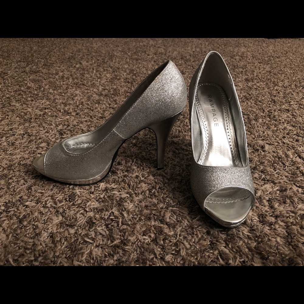 Rampage Silver Heels